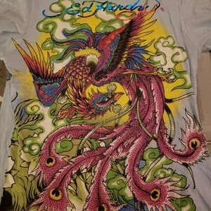 Ed hardy mens shirt large